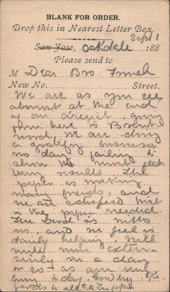 Henry French Oakdale Advertising San Jose California