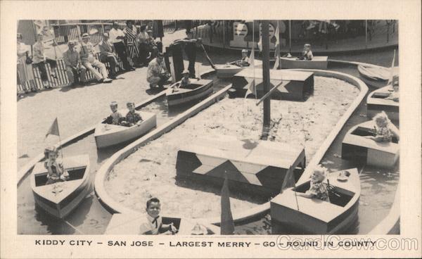 Kiddy City-San Jose-Largest Merry-Go-Round in county California