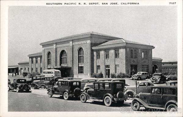 Southern Pacific R. R. Depot San Jose California