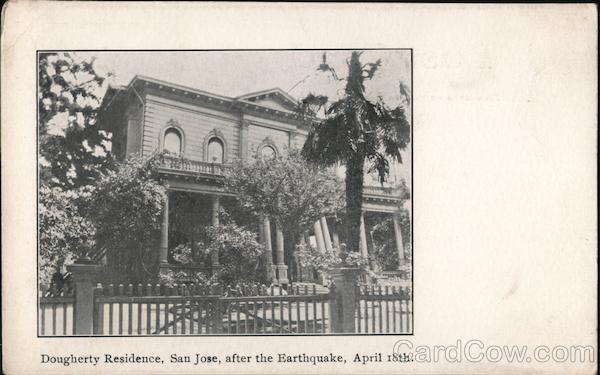 Dougherty Residence, San Jose, after the Earthquake, April 18th. California