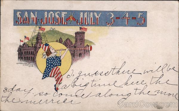 San Jose. May 3-4-5 California