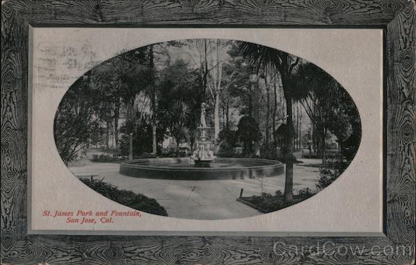 St. James Park and Fountains, San Jose, Cal. California