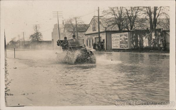 Car on Flooded Street San Jose California