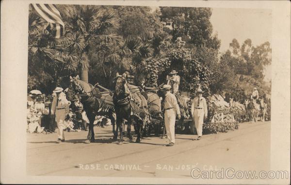 Rose Carnival San Jose, Cal California