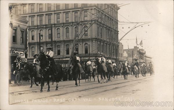 Horse Parade. Rose Carnival. San Jose, Cal. California