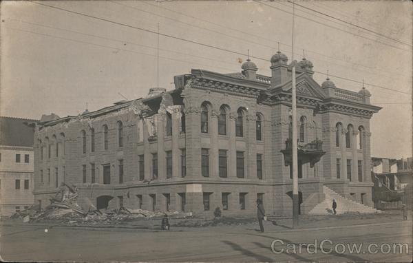 Damaged Building after Earthquake San Jose California