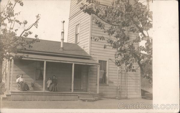 Family on Porch, Edenvale San Jose California