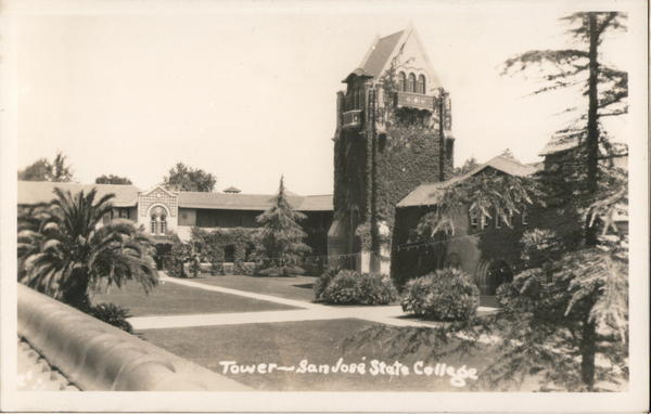 Tower at San Jose State College California