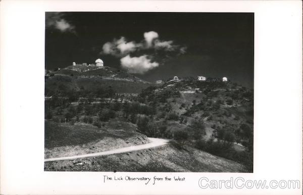 The Lick Observatory from the West Mount Hamilton California