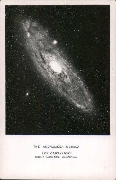 The Andromeda Nebula - Lick Observatory Mount Hamilton California