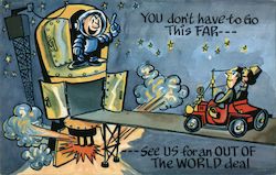 You don't have to go this far---see us for an out of the world deal Postcard