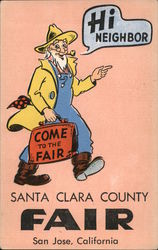 Santa Clara County Fair Postcard