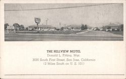 The Hillview Motel Postcard