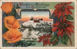 Christmas Greetings from Lick Observatory San Jose, CA Postcard Postcard Postcard