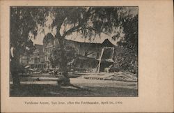 Vendome Annex, San Jose, after the Earthquake, April 18, 1906 Postcard