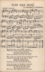 Fair San Jose By Converse E. Nicerkson Postcard