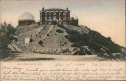 Lick Observatory near San Jose, Cal. Postcard