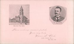 Rare: Please exchange souvenir postals. Ulysses S. Clark, Letter Carrier No. 3 Postcard