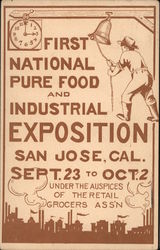 First National Pure Food & Industrial Exposition Postcard