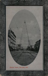 Electric Tower, San Jose, Cal. Postcard