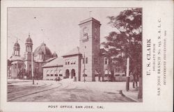 Post Office San Jose U.S. Clark NALC Postcard