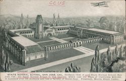 State Normal School, San Jose, Cal. Postcard