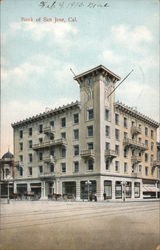 Bank of San Jose, Cal. Postcard