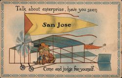 Talk about enterprize, have you seen San Jose come and judge for yourself. California Postcard Postcard Postcard