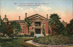 O'Connor Sanitarium, San Jose, California. Conducted by Sisters of Charity. Postcard