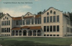 Longfellow School, San Jose, California Postcard