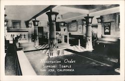 Rosicrucian Order Supreme Temple. San Jose, California Postcard