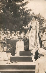 1910 Rose Carnival Queen Postcard