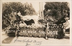 Fiesta Las Roasa San Jose Postcard