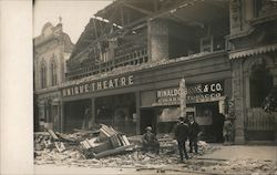 East Santa Clara St. Unique Theatre Postcard