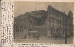 IOOF Hall (?) in Ruins after 1906 Earthquake Postcard