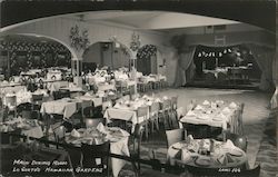 Main dining room, La Curto's Hawaiian Gardens Postcard