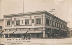 The Alexandria. Cor. South Second and E. San Antonia Streets. San Jose, California Postcard
