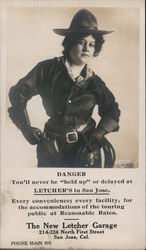 The New Letcher's Garage Postcard