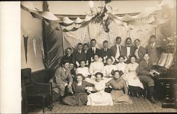 Group of Schoolchildren, Piano Postcard