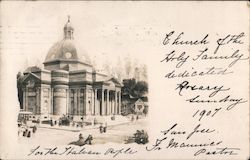 Church of the Holy Family dedicated Rosary Sunday 1907 Postcard