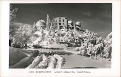 Snow at Lick Observatory Postcard