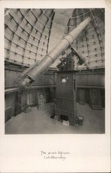 The 36-inch Refractor Lick Observatory Mount Hamilton, CA Postcard Postcard Postcard