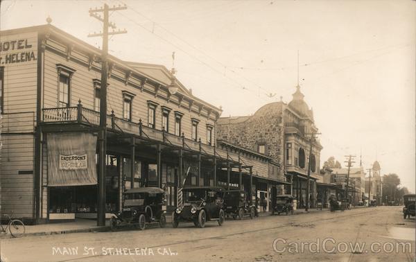 Main Street Saint Helena California