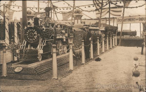 1917 Train Made of Fruit Fair Expo Orange Show San Bernardino California