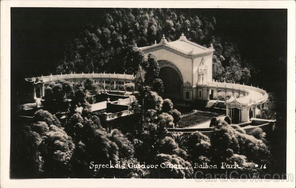 Spreckels Outdoor Organ, Balboa Park San Francisco California