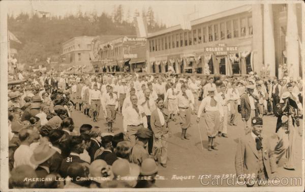 American Legion Convention August 15th to 19th, 1928 Susanville California