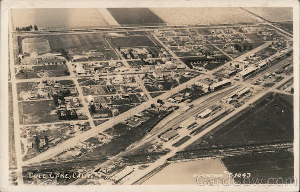 Bird's Eye View of Tule Lake California J. H. Eastman