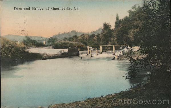 Dam and Bridge Guerneville California