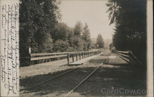 A Train Bridge Guerneville California
