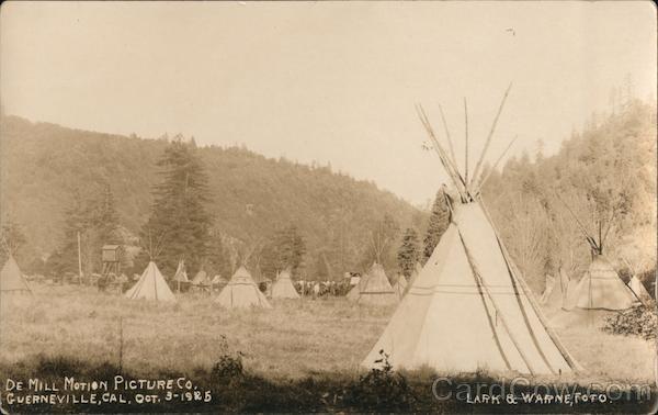 Tents Oct. 3, 1925 Guerneville California